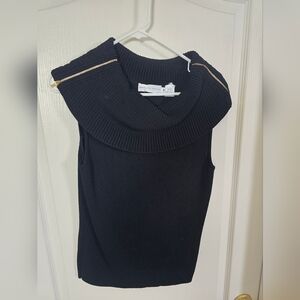 Dana Buchman‎ Black Sleeveless Sweater